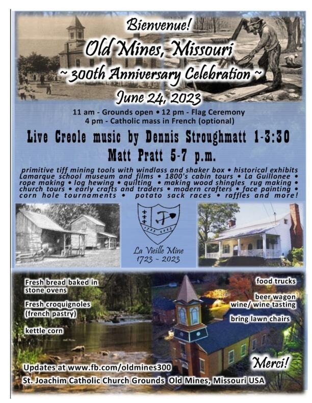 Old Mines, Missouri 300th Anniversary St. Joachim Catholic Church